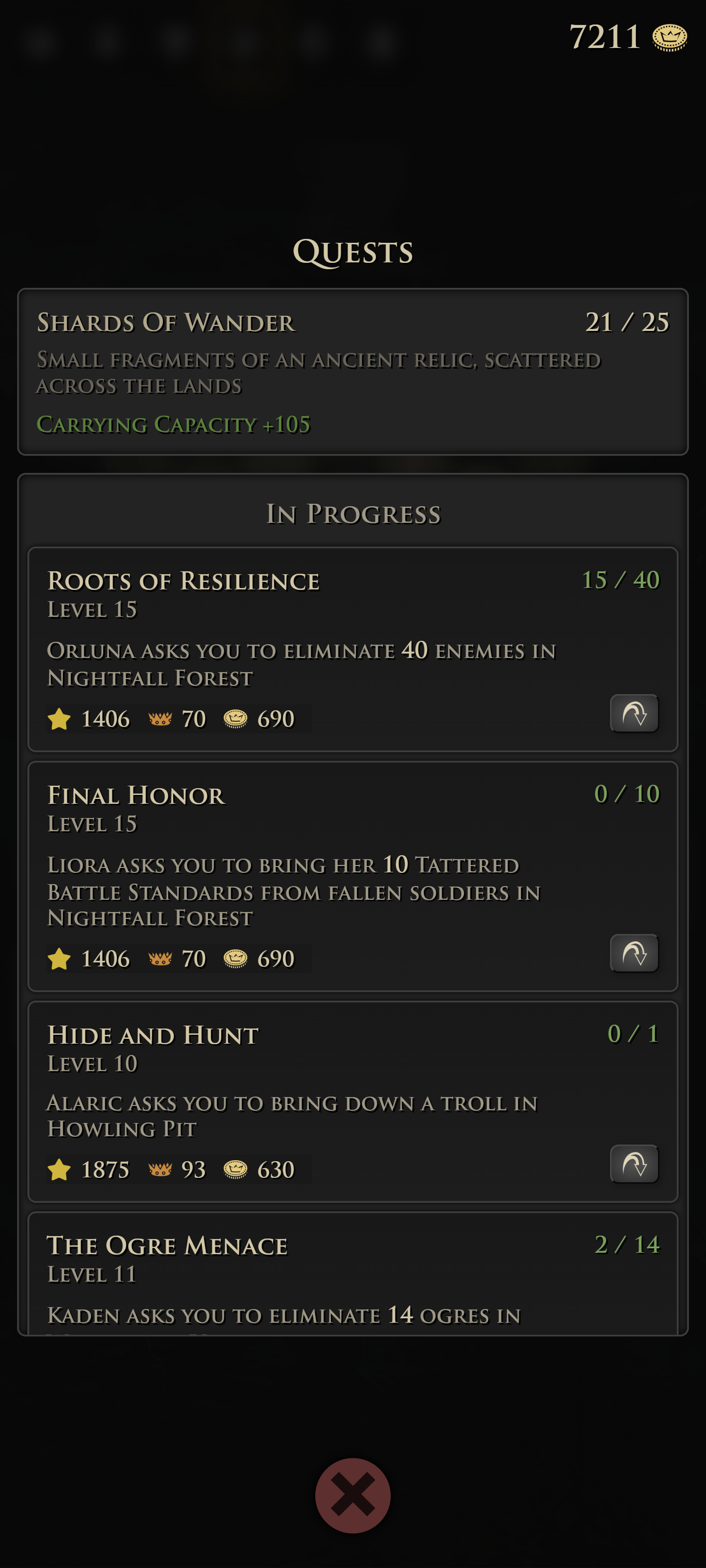 Darkest Age - Complete Quests